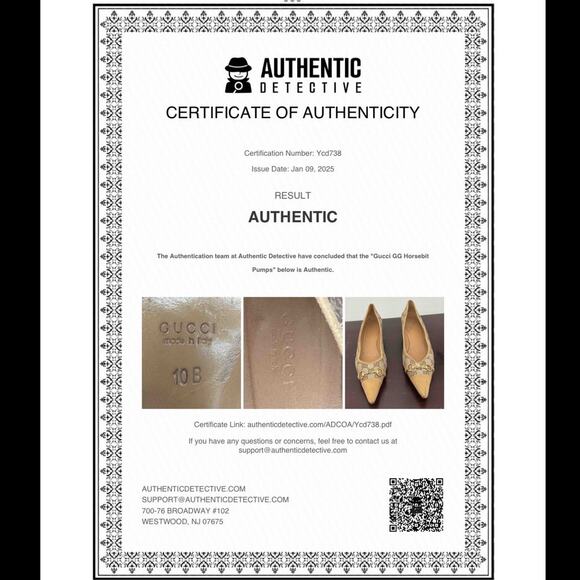 Gucci Brown/Tan Logo Canvas/Suede Horsebit Kitten Pump Heels Women’s 10 Preowned - Picture 7 of 8